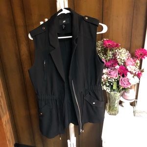 H&M Black Vest